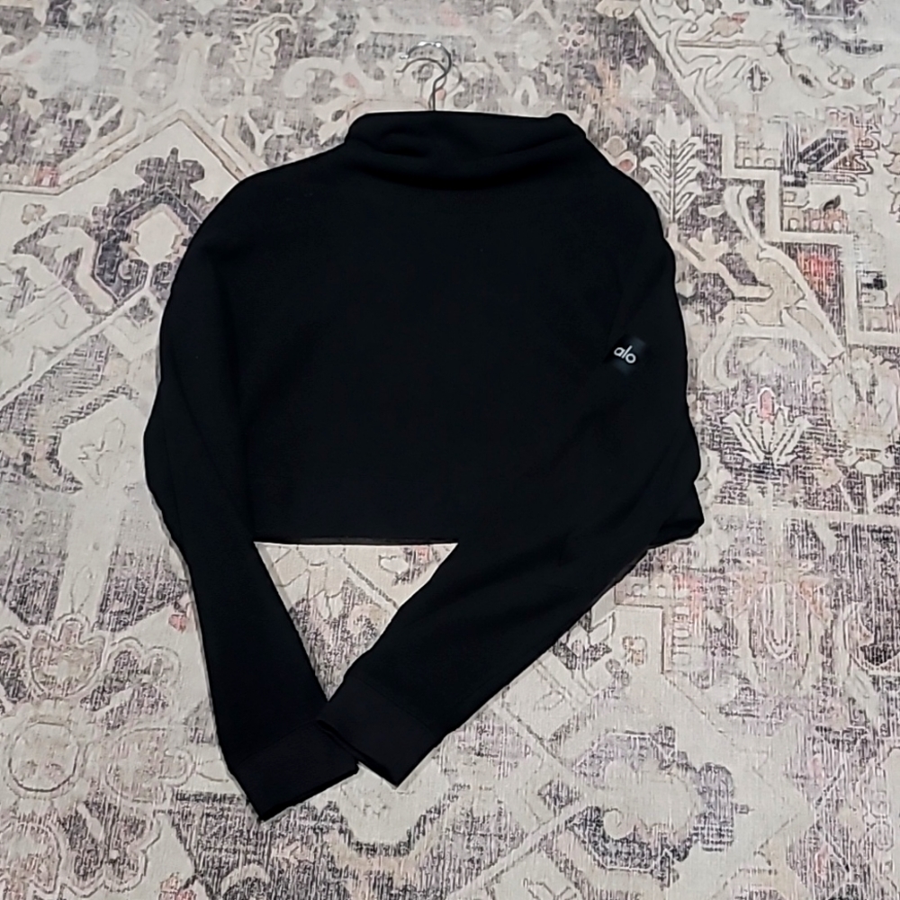 ALO Yoga Black Turtleneck Sweater